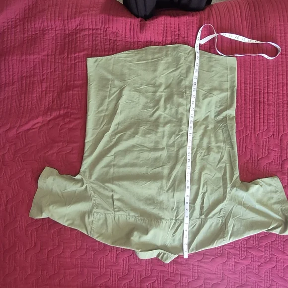 L.L. Bean Short-Sleeve Button-Down Shirt - Sage Green - Picture 4 of 4